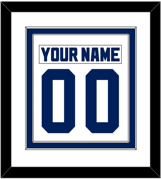 Toronto Nameplate & Number (Back) Combined - Home White (1992-1997) - Signature Tier 1