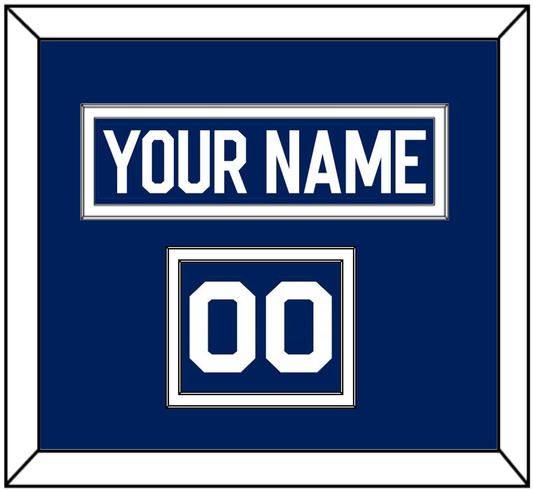 Toronto Nameplate & Number (Shoulder) - Home Blue - Signature Tier 1