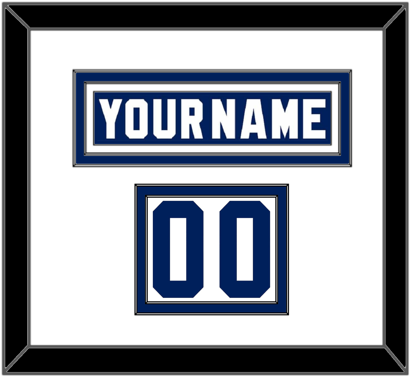 Toronto Nameplate & Number (Shoulder) - Road Blue (1978-1992) - Signature Tier 1