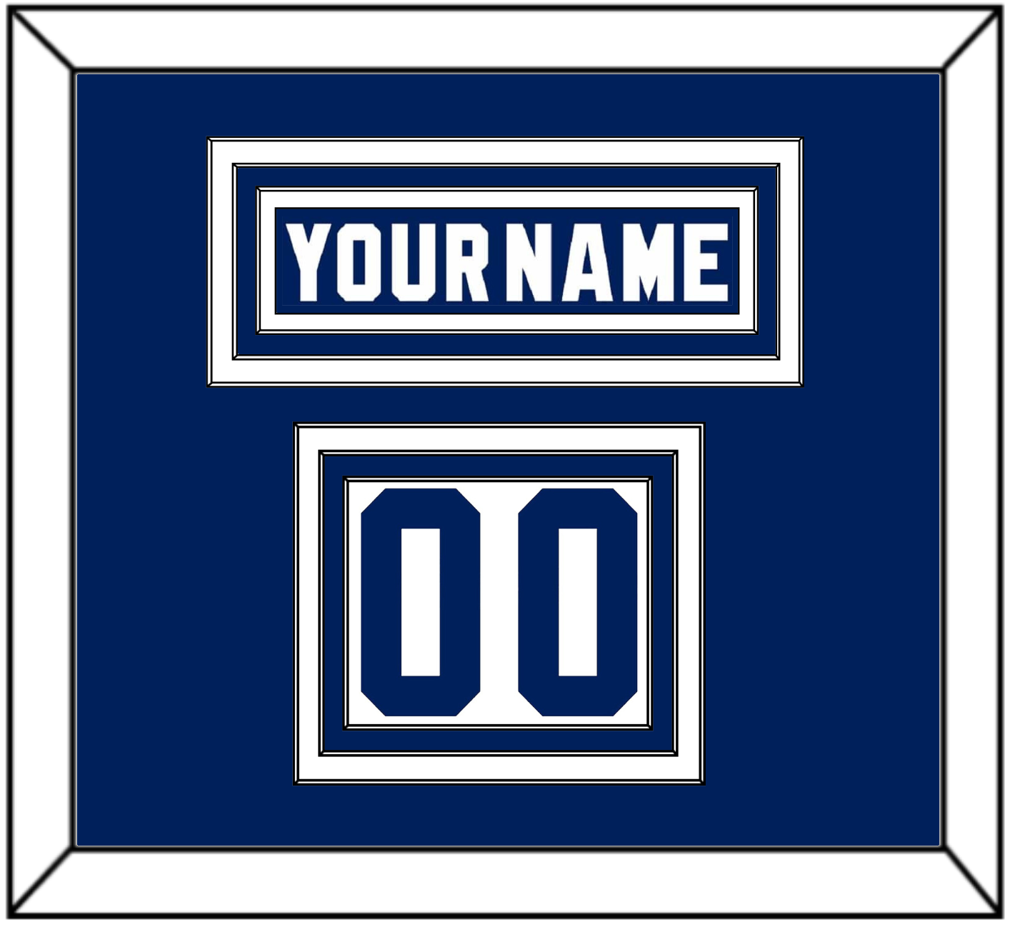Toronto Nameplate & Number (Shoulder) - Road Blue (1978-1992) - Premier Tier 1
