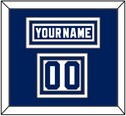Toronto Nameplate & Number (Shoulder) - Road Blue (1978-1992) - Premier Tier 1