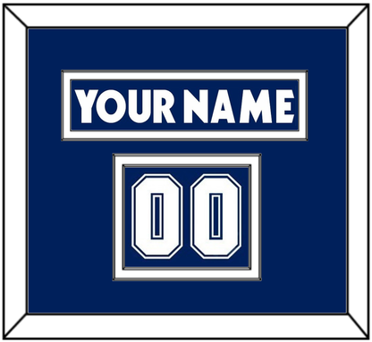 Toronto Nameplate & Number (Shoulder) - Home Blue (2007-2010) - Signature Tier 1