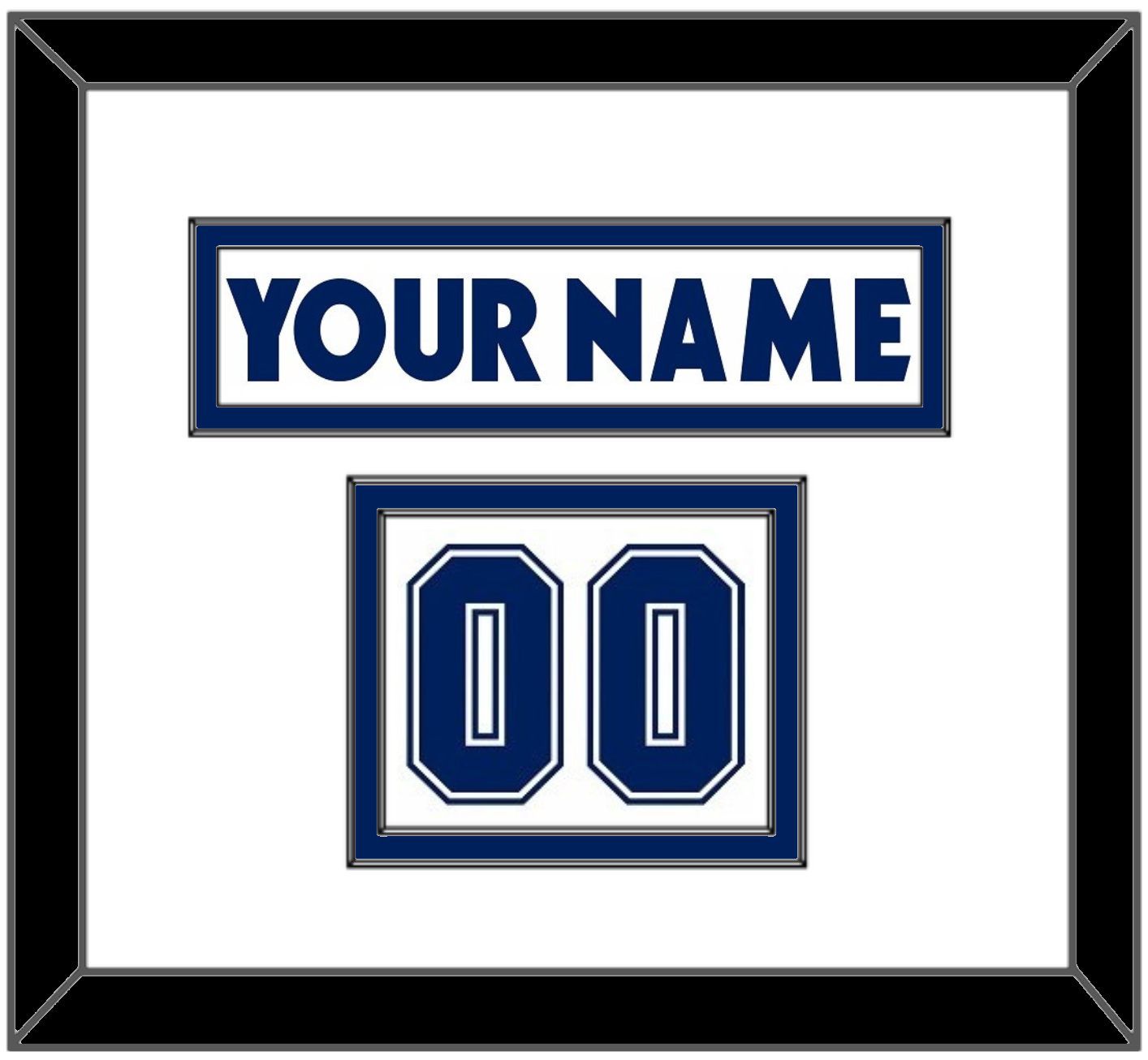 Toronto Nameplate & Number (Shoulder) - Road White (2007-2010) - Signature Tier 1