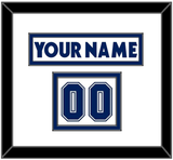 Toronto Nameplate & Number (Shoulder) - Road White (2007-2010) - Double Mat 1
