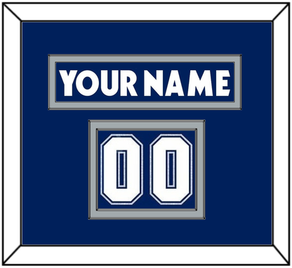 Toronto Nameplate & Number (Shoulder) - Road/Home Blue (2000-2007) - Signature Tier 2