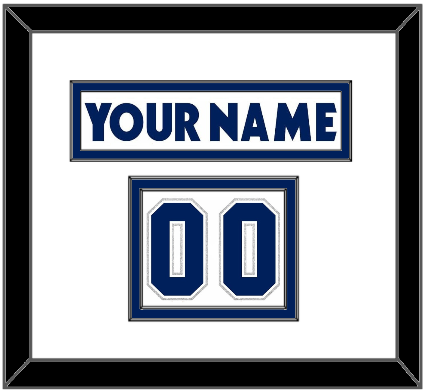 Toronto Nameplate & Number (Shoulder) - Home/Road White (2000-2007) - Signature Tier 1
