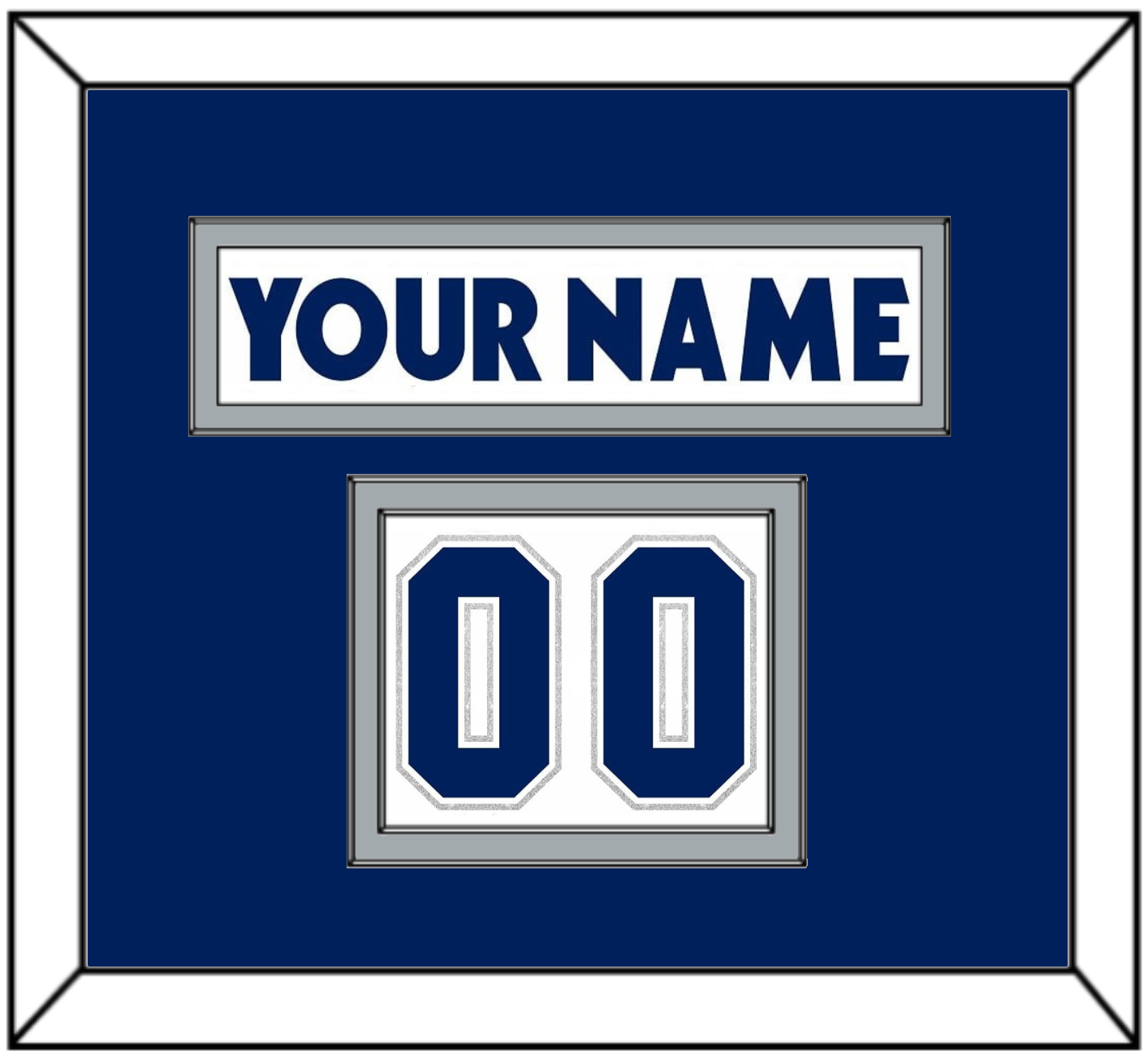 Toronto Nameplate & Number (Shoulder) - Home/Road White (2000-2007) - Signature Tier 2