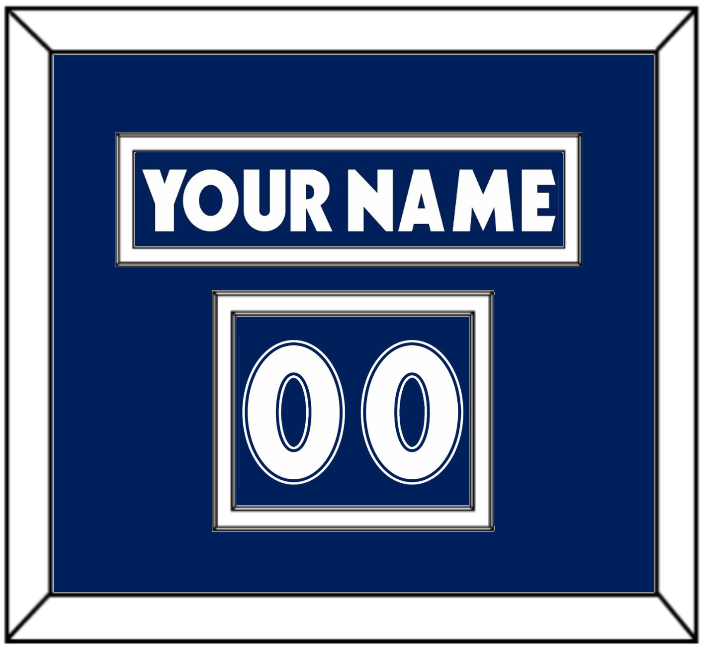 Toronto Nameplate & Number (Shoulder) - Road Blue (1997-2000) - Signature Tier 1