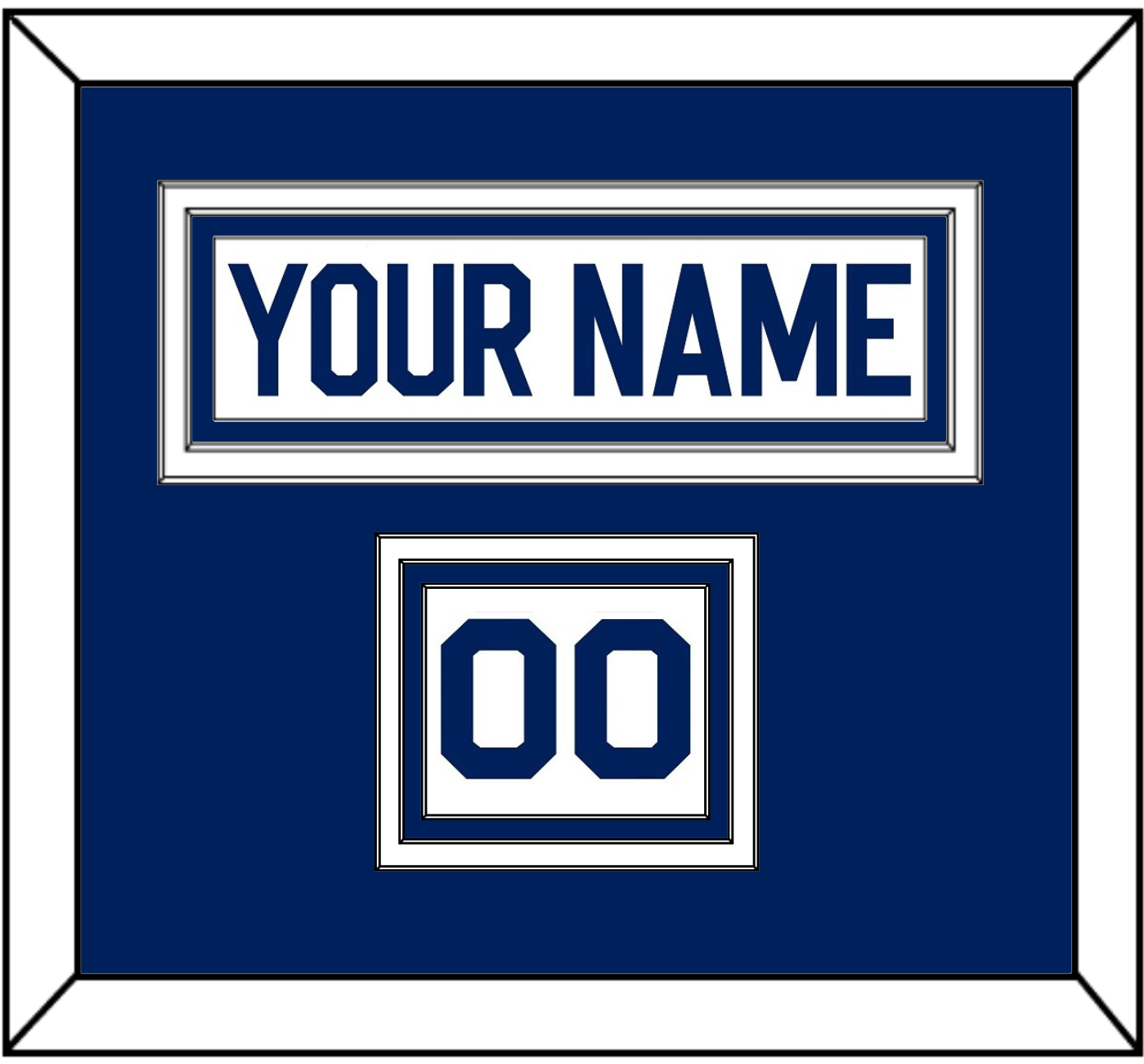 Toronto Nameplate & Number (Shoulder) - Home White (1992-1997) - Premier Tier 1