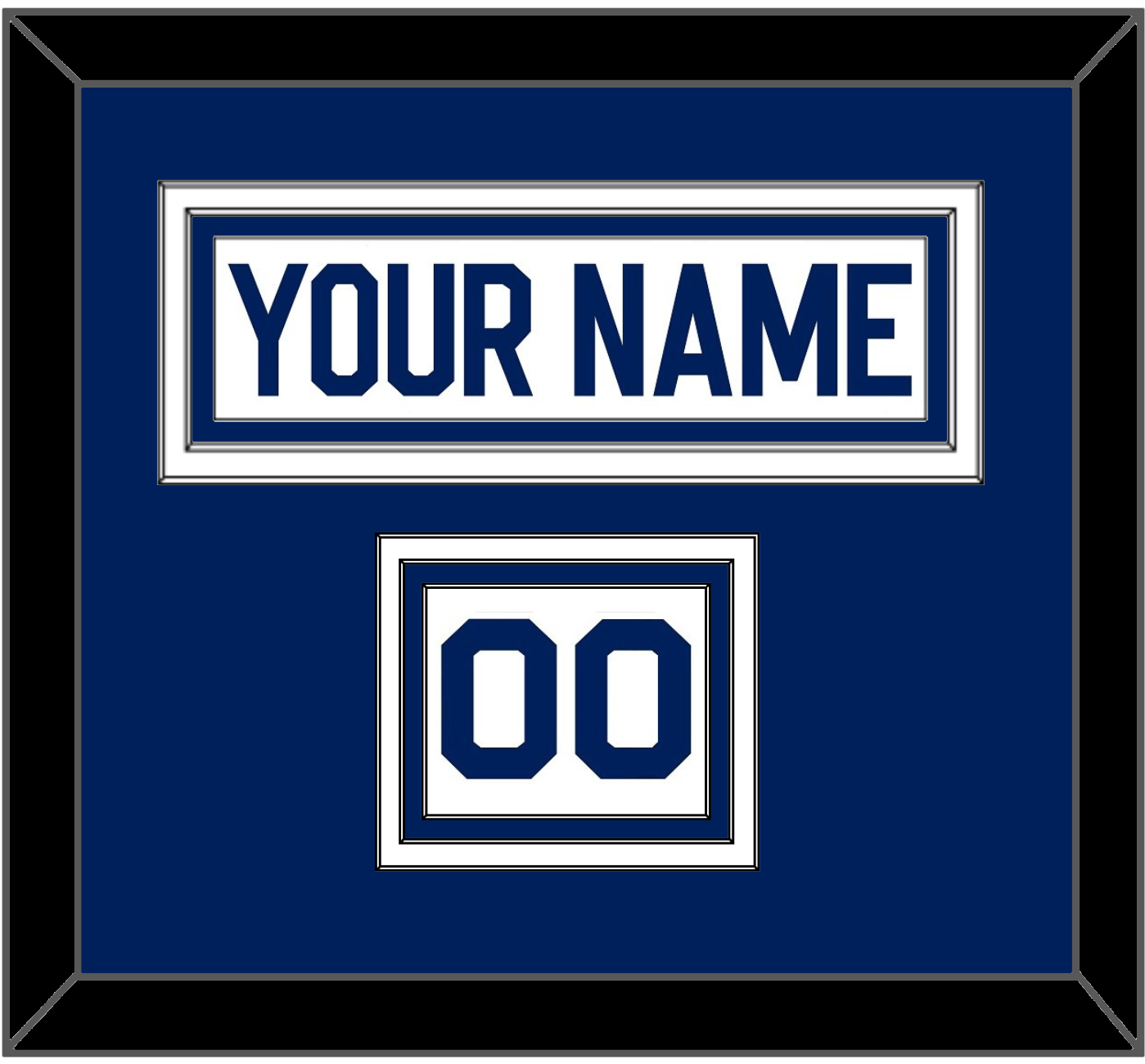 Toronto Nameplate & Number (Shoulder) - Home White (1992-1997) - Premier Tier 1