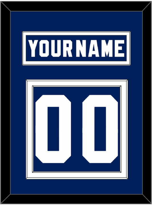 Toronto Nameplate & Number (Back) - Road Blue (1978-1992) - Signature Tier 1