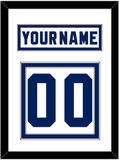Toronto Nameplate & Number (Back) - Home White (1978-1992) - Double Mat 1