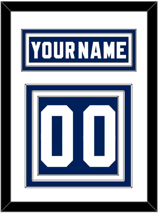 Toronto Nameplate & Number (Back) - Road Blue (1978-1992) - Premier Tier 1