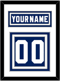 Toronto Nameplate & Number (Back) - Road Blue (1978-1992) - Triple Mat 1