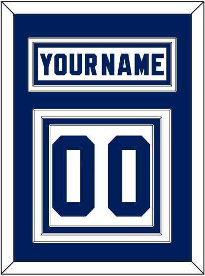Toronto Nameplate & Number (Back) - Home White (1978-1992) - Premier Tier 1