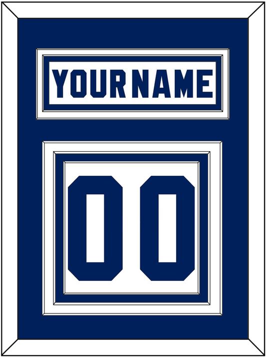 Toronto Nameplate & Number (Back) - Home White (1978-1992) - Premier Tier 1