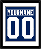Toronto Nameplate & Number (Back) Combined - Road Blue (1978-1992) - Single Mat 1