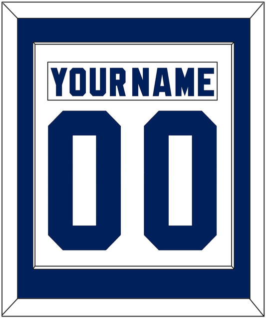 Toronto Nameplate & Number (Back) Combined - Home White (1978-1992) - Essential Tier 1