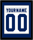 Toronto Nameplate & Number (Back) Combined - Home White (1978-1992) - Single Mat 1