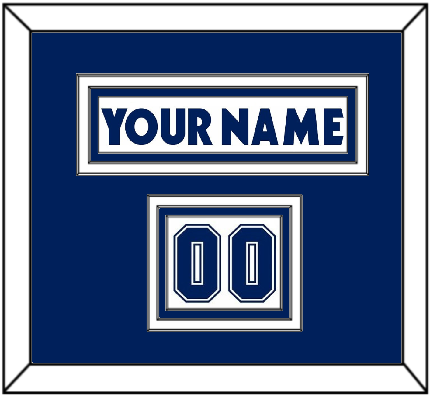 Toronto Nameplate & Number (Shoulder) - Road White (2007-2010) - Premier Tier 1