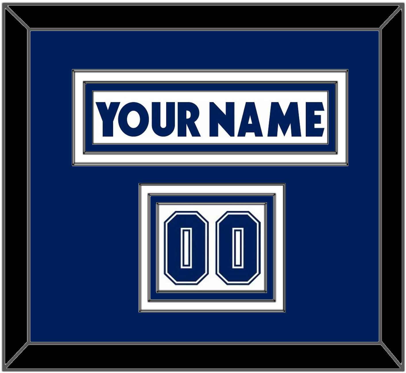 Toronto Nameplate & Number (Shoulder) - Road White (2007-2010) - Premier Tier 1