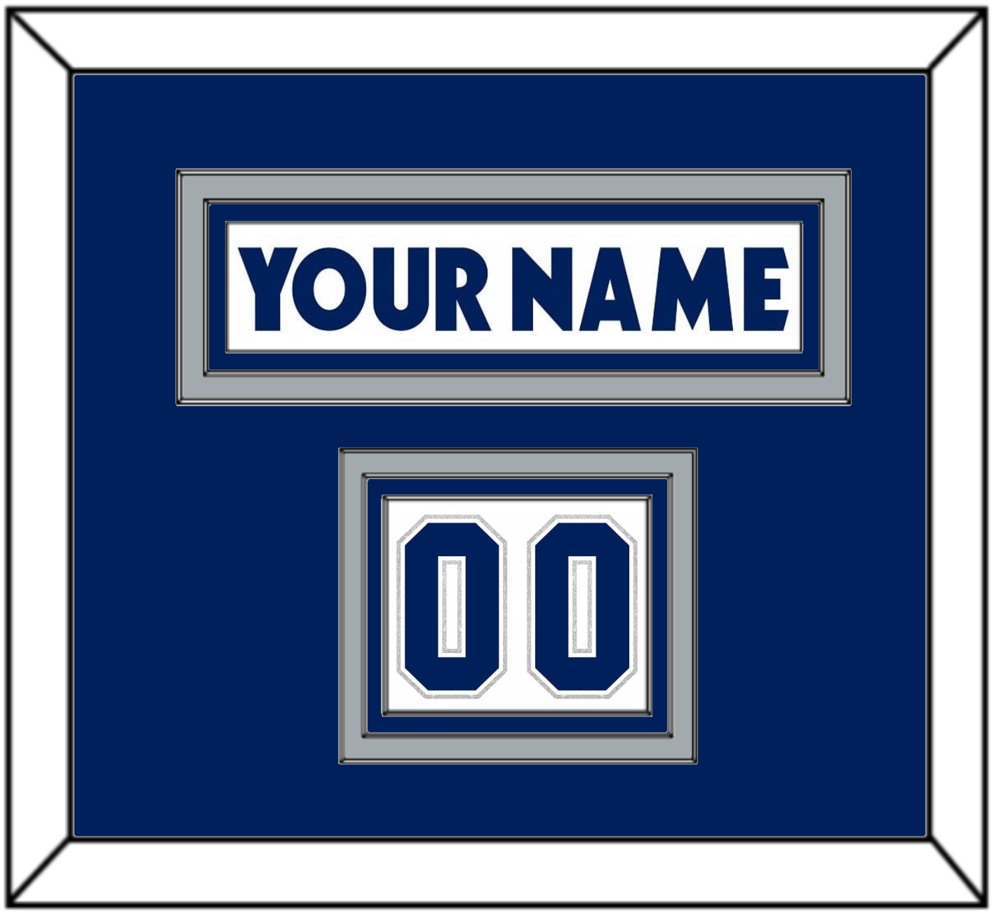 Toronto Nameplate & Number (Shoulder) - Home/Road White (2000-2007) - Premier Tier 2