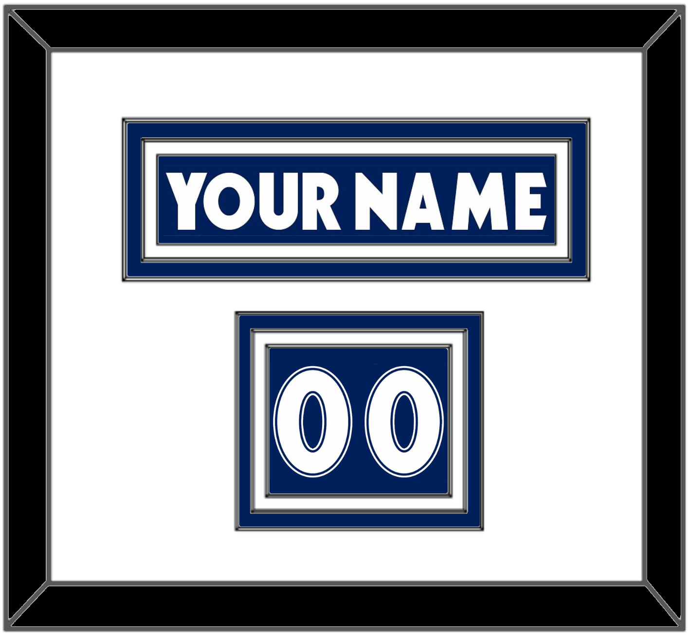 Toronto Nameplate & Number (Shoulder) - Road Blue (1997-2000) - Premier Tier 1
