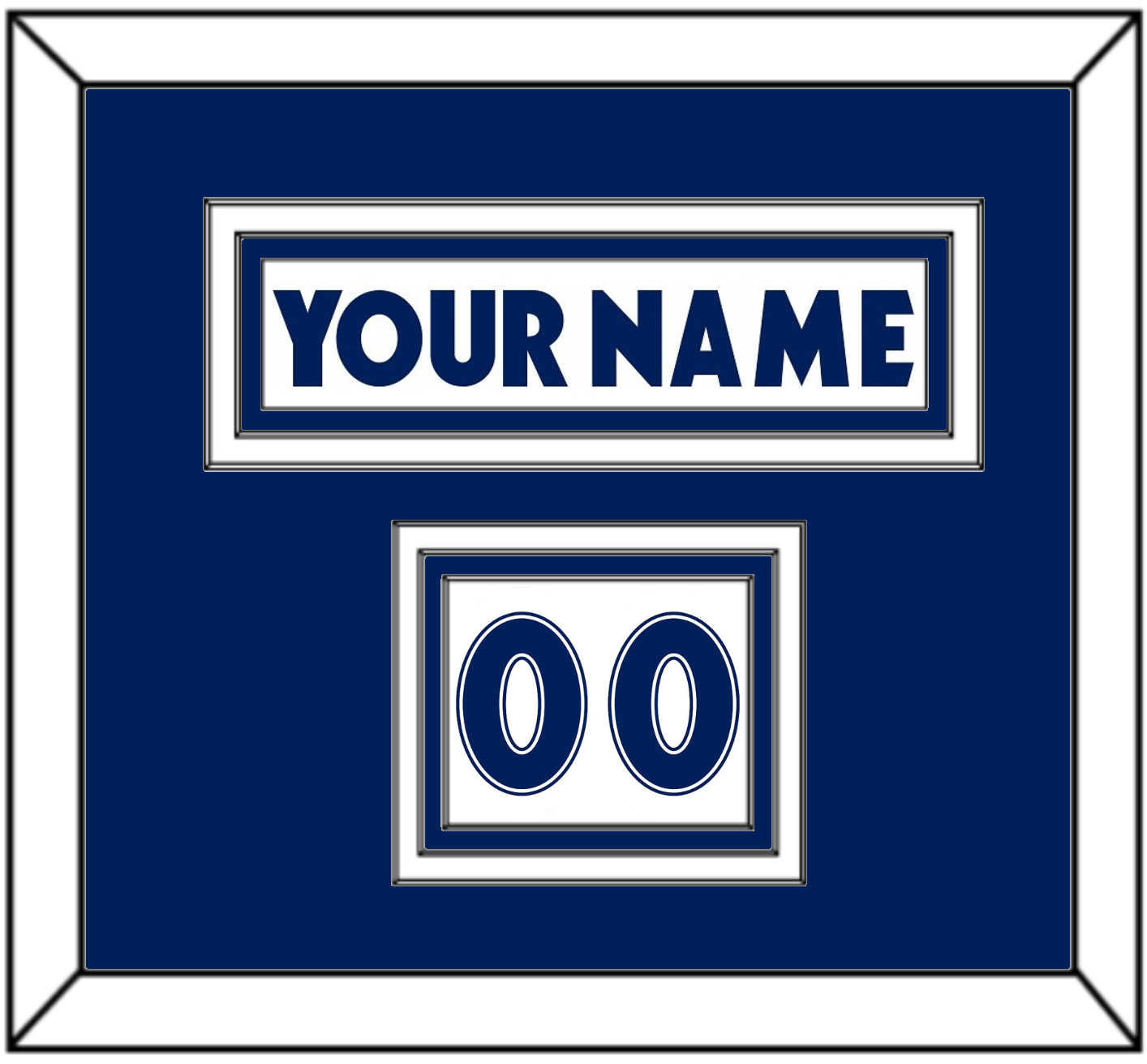 Toronto Nameplate & Number (Shoulder) - Home White (1997-2000) - Premier Tier 1