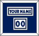 Toronto Nameplate & Number (Shoulder) - Home White (1997-2000) - Triple Mat 1