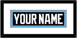 Utah Nameplate - Home Black (2024-2025) - Single Mat 1