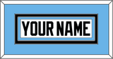 Utah Nameplate - Road White (2024-2025) - Double Mat 3