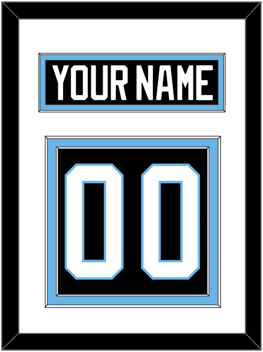 Utah Nameplate & Number (Back) - Home Black (2024-2025) - Signature Tier 1