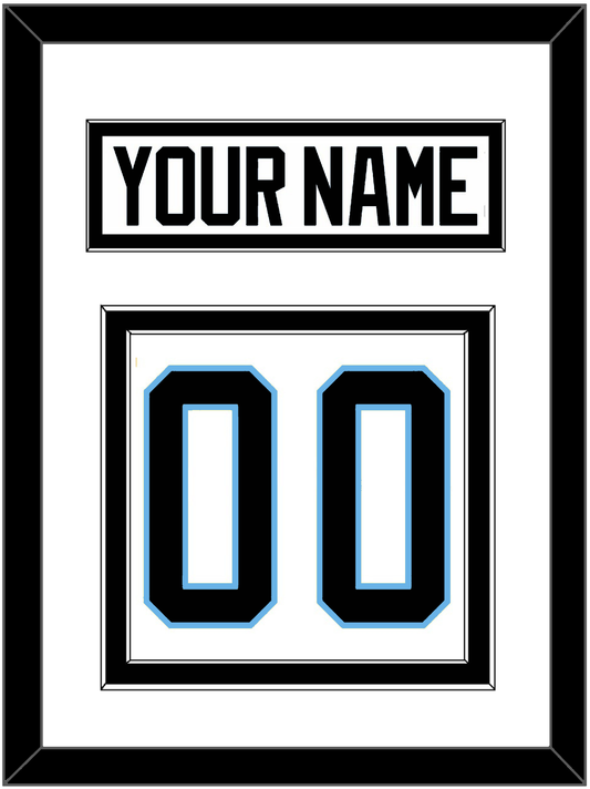 Utah Nameplate & Number (Back) - Road White (2024-2025) - Signature Tier 2