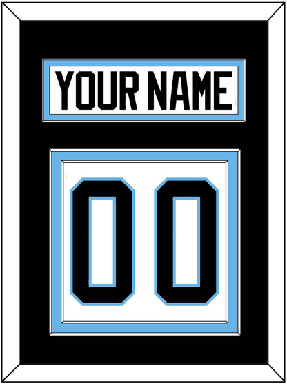 Utah Nameplate & Number (Back) - Road White (2024-2025) - Signature Tier 3