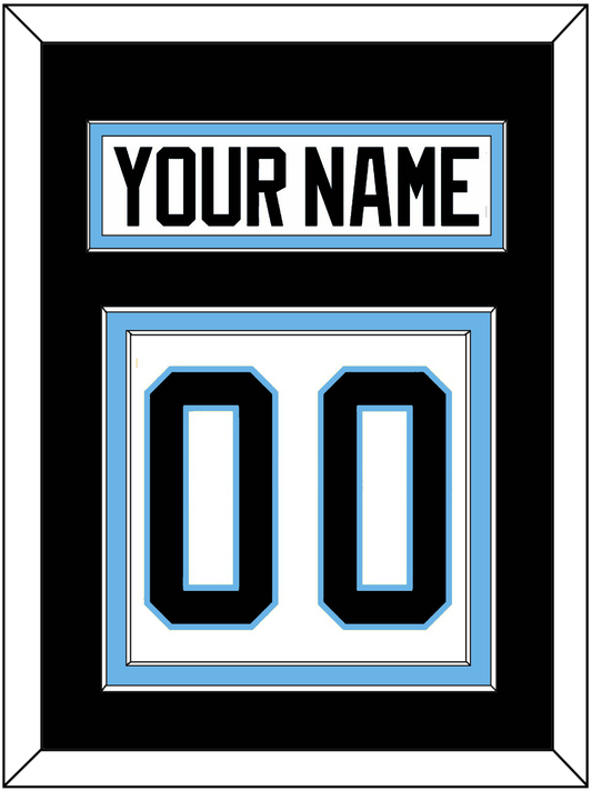 Utah Nameplate & Number (Back) - Road White (2024-2025) - Signature Tier 3