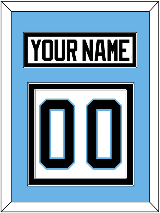 Utah Nameplate & Number (Back) - Road White (2024-2025) - Signature Tier 4