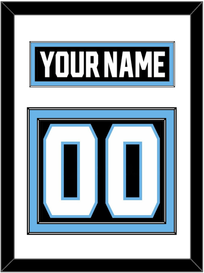 Utah Nameplate & Number (Back) - Home Black - Signature Tier 1