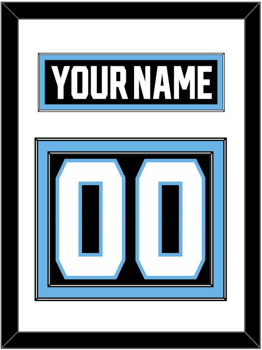 Utah Nameplate & Number (Back) - Home Black - Signature Tier 1