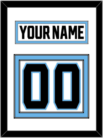 Utah Nameplate & Number (Back) - Road White - Signature Tier 1