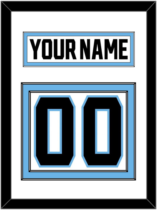 Utah Nameplate & Number (Back) - Road White - Signature Tier 1