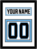 Utah Nameplate & Number (Back) - Road White - Double Mat 1