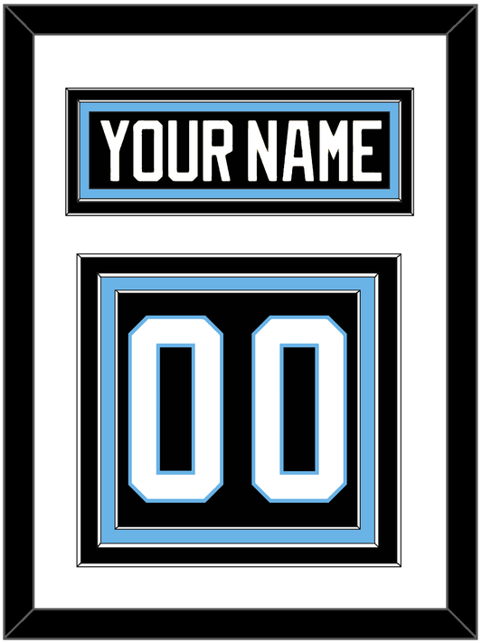 Utah Nameplate & Number (Back) - Home Black (2024-2025) - Premier Tier 1
