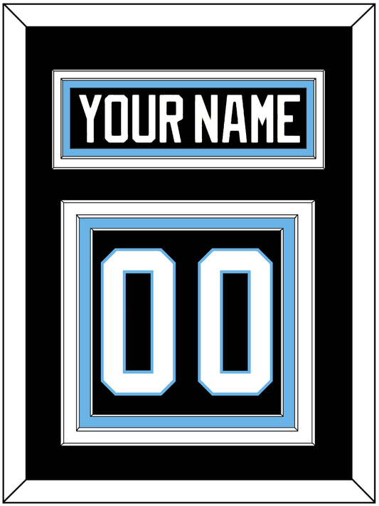 Utah Nameplate & Number (Back) - Home Black (2024-2025) - Premier Tier 2