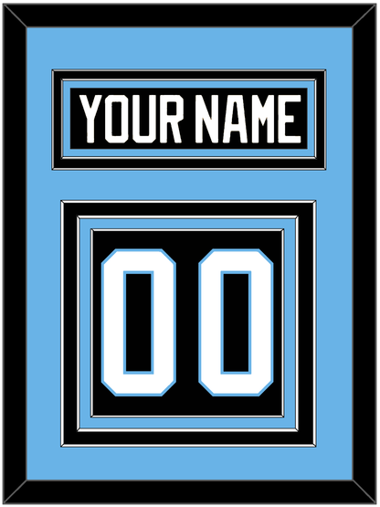 Utah Nameplate & Number (Back) - Home Black (2024-2025) - Premier Tier 3