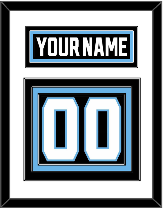 Utah Nameplate & Number (Back) - Home Black - Premier Tier 1