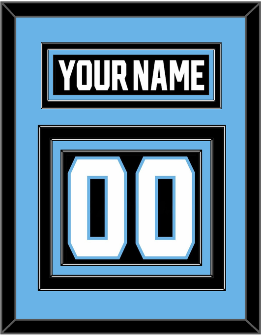 Utah Nameplate & Number (Back) - Home Black - Premier Tier 4
