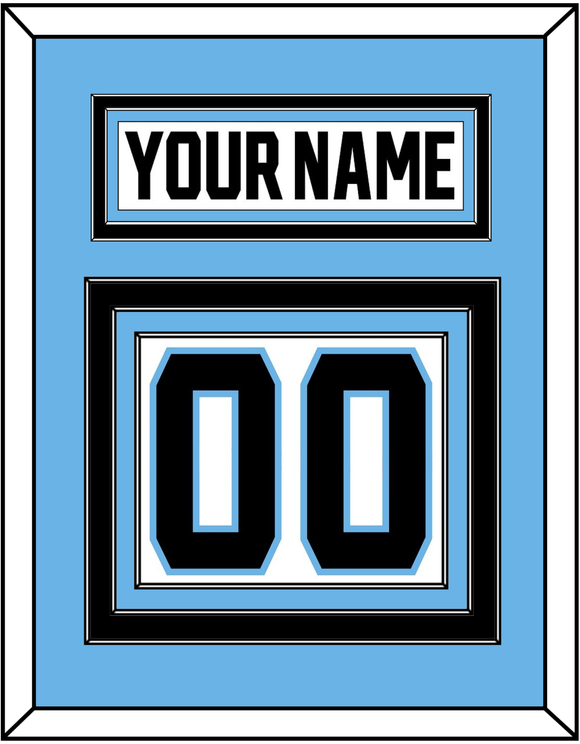 Utah Nameplate & Number (Back) - Road White - Triple Mat 3