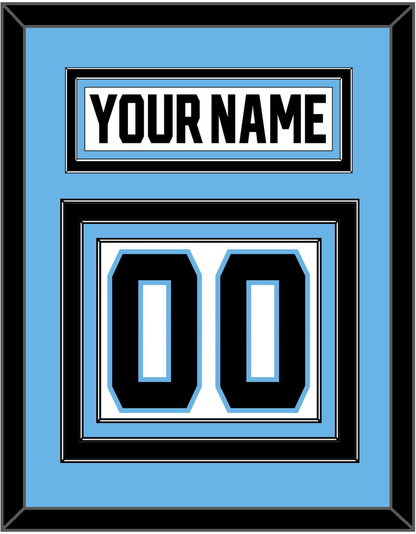Utah Nameplate & Number (Back) - Road White - Premier Tier 3