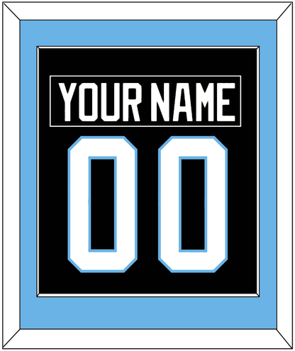 Utah Nameplate & Number (Back) Combined - Home Black (2024-2025) - Essential Tier 2