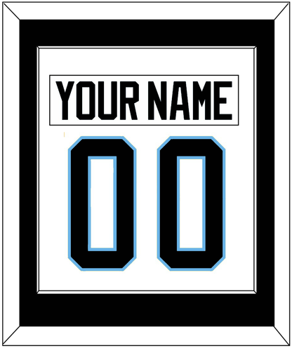 Utah Nameplate & Number (Back) Combined - Road White (2024-2025) - Essential Tier 1